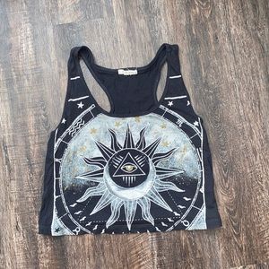 Sun/Moon, Day/Night, Eye of Providence tank top :)